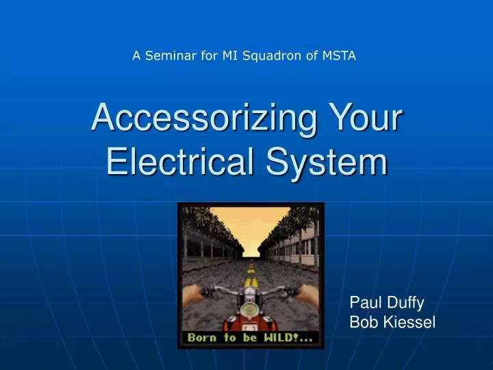 accessorizing your electrical system
