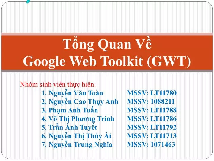 t ng quan v google web toolkit gwt