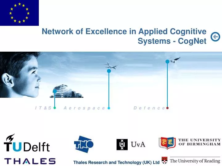 network of excellence in applied cognitive systems cognet