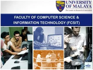 FACULTY OF COMPUTER SCIENCE &amp; INFORMATION TECHNOLOGY (FCSIT)