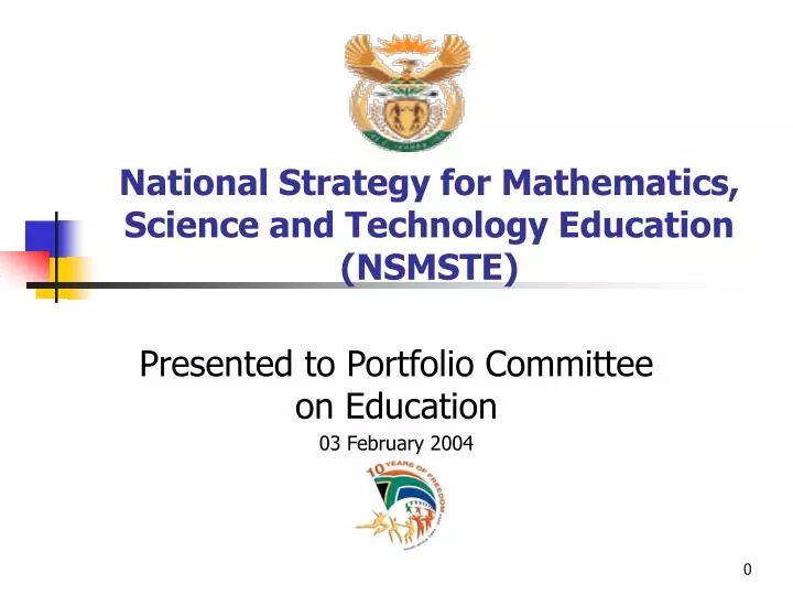 national strategy for mathematics science and technology education nsmste