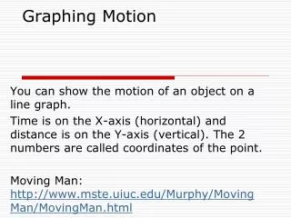 graphing motion