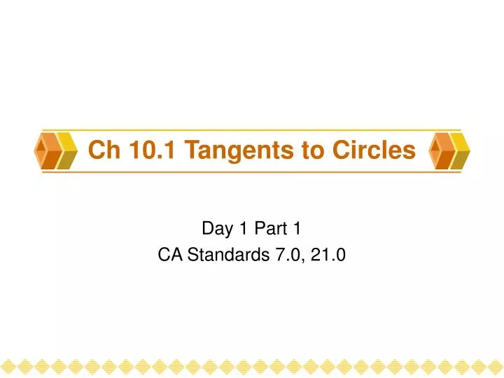 ch 10 1 tangents to circles