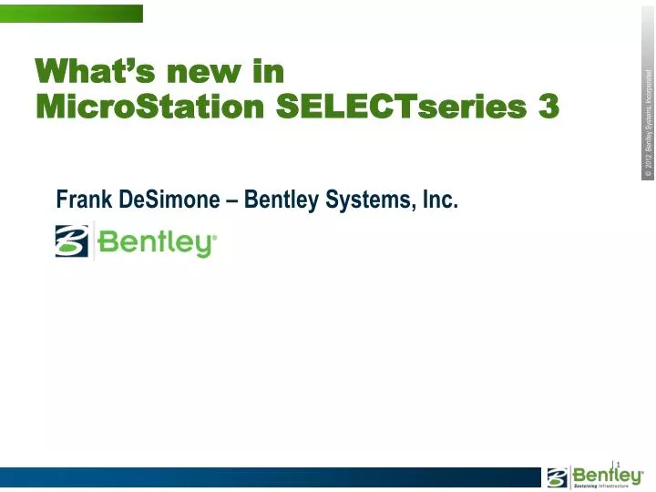 what s new in microstation selectseries 3