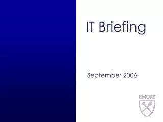 IT Briefing