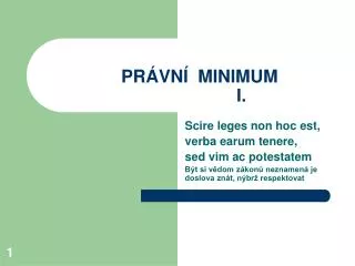 pr vn minimum i
