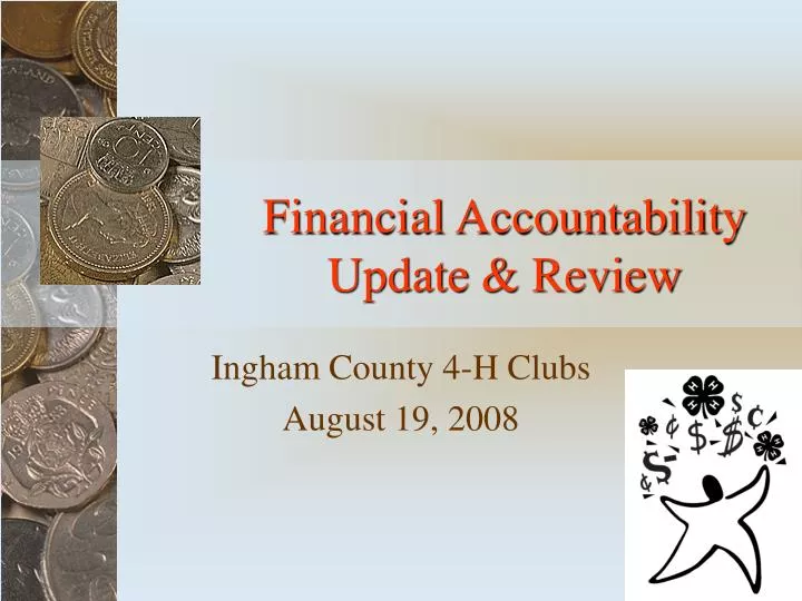 financial accountability update review