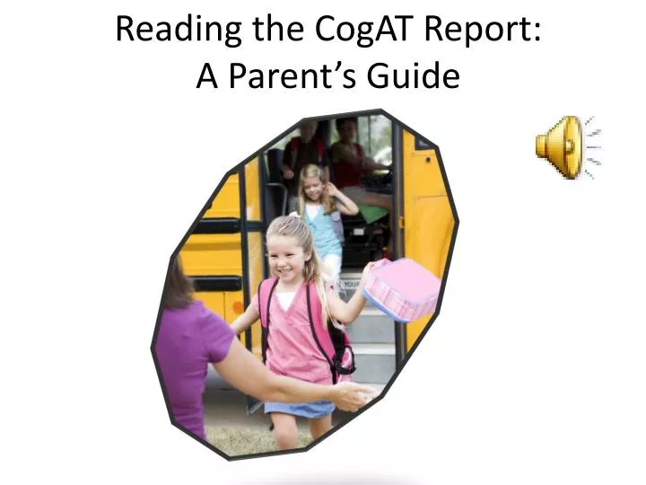reading the cogat report a parent s guide