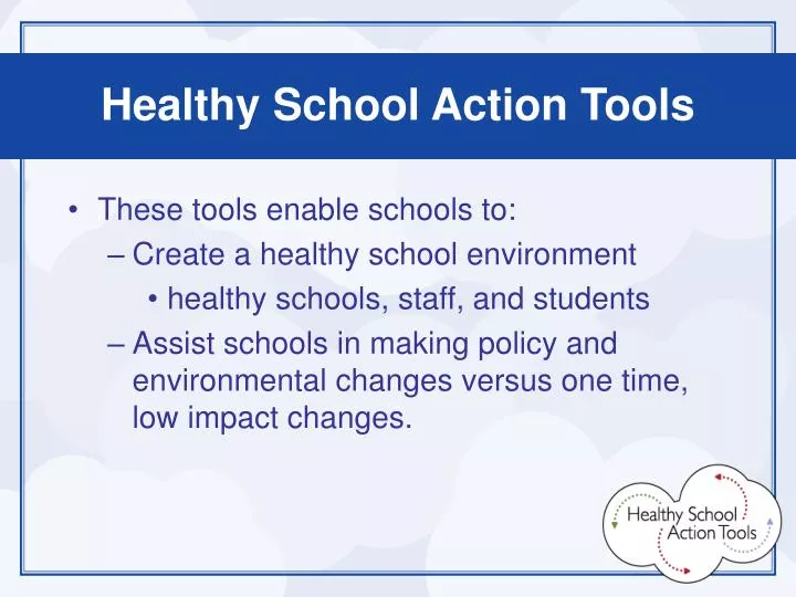 healthy school action tools