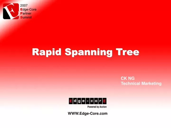 rapid spanning tree