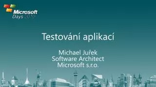 testov n aplikac
