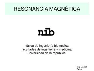 resonancia magn tica