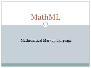 MathML