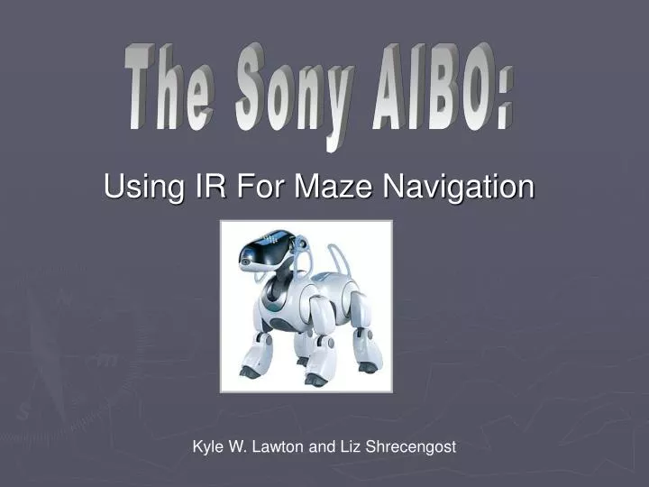 using ir for maze navigation