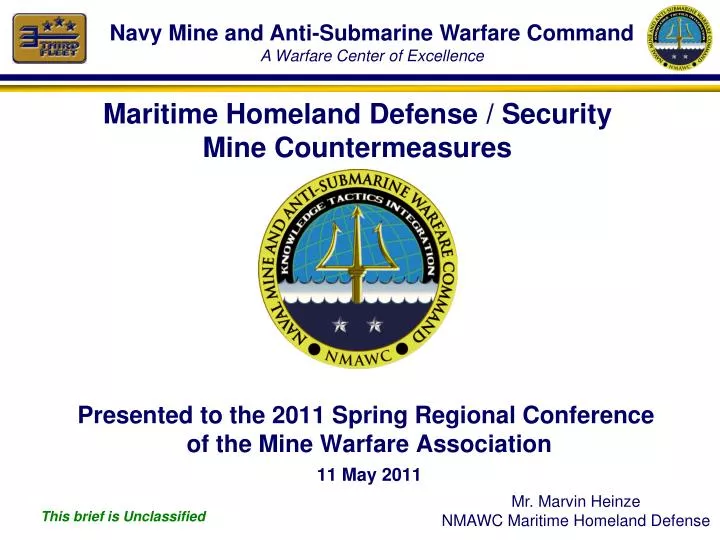 maritime homeland defense security mine countermeasures