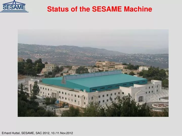 status of the sesame machine