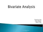 Bivariate Analysis