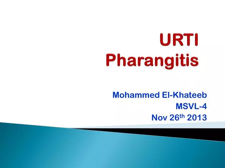 urti pharangitis