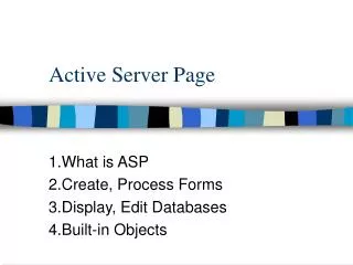 Active Server Page