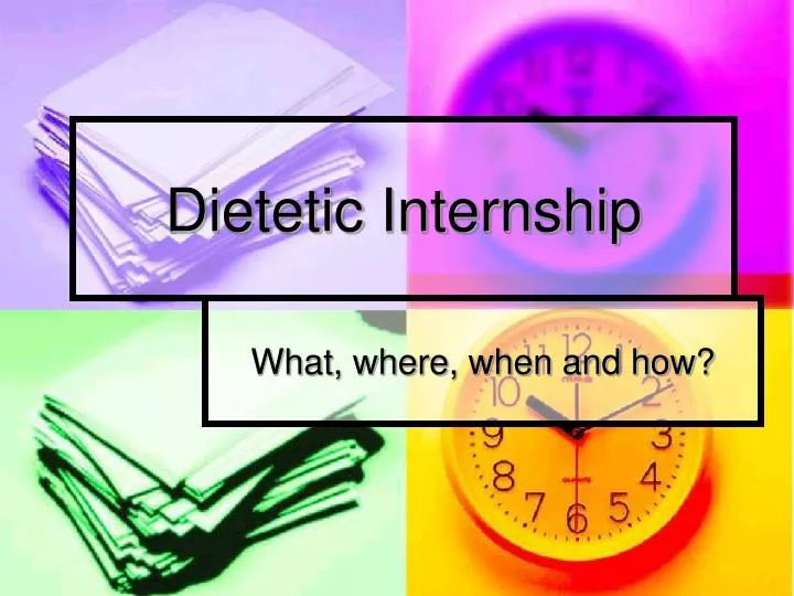 dietetic internship