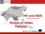 Comprehensive Overview of HIV/AIDS Data in Pakistan (2001-2008) - slide 1