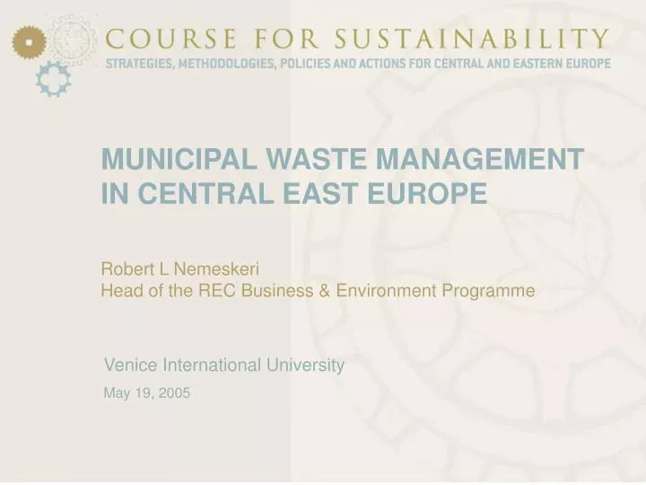 municipal waste management in central east europe