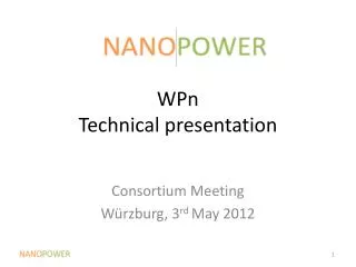 WPn Technical presentation