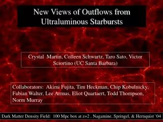 New Views of Outflows from Ultraluminous Starbursts