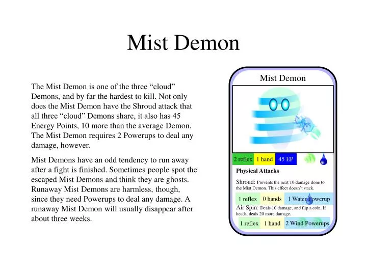 mist demon