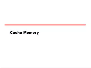 cache memory