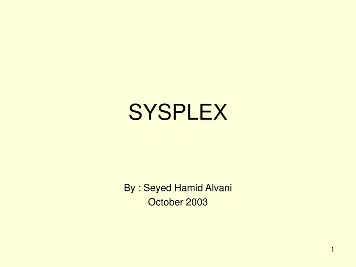 sysplex