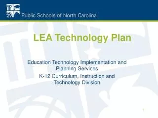 LEA Technology Plan