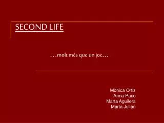 second life