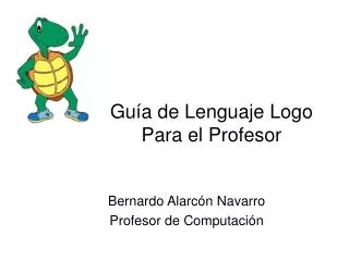 bernardo alarc n navarro profesor de computaci n