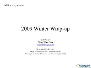 2009 Winter Wrap-up