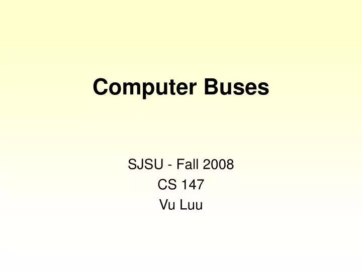 computer buses
