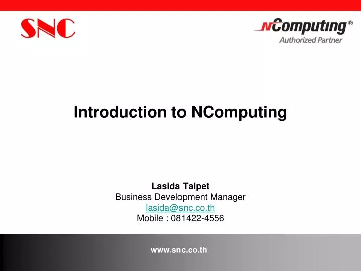 introduction to ncomputing