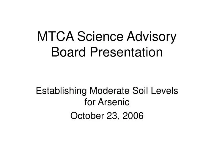 mtca science advisory board presentation