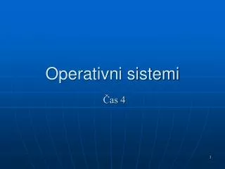 operativni sistemi