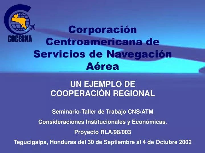 corporaci n centroamericana de servicios de navegaci n a rea