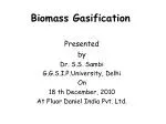 Biomass Gasification - slide 1