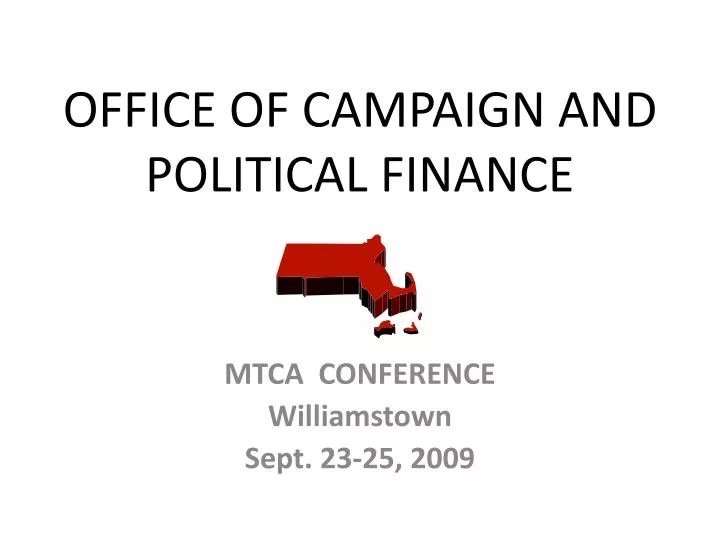 office of campaign and political finance