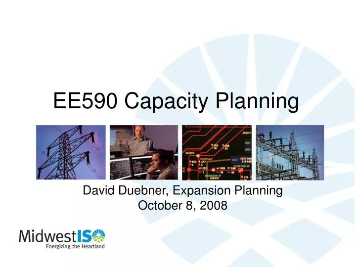 ee590 capacity planning