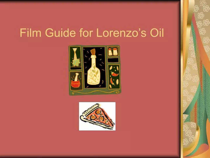 film guide for lorenzo s oil