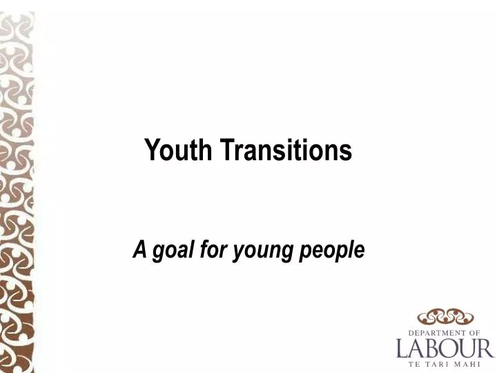 youth transitions a goal for young people