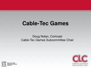 Cable-Tec Games