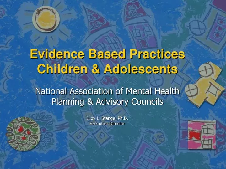 evidence based practices children adolescents