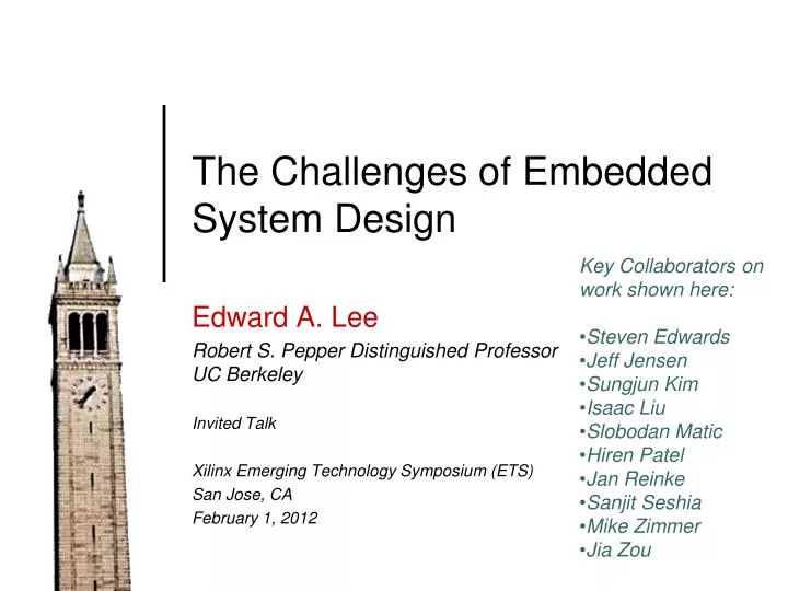 the challenges of embedded system design