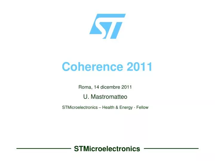 coherence 2011