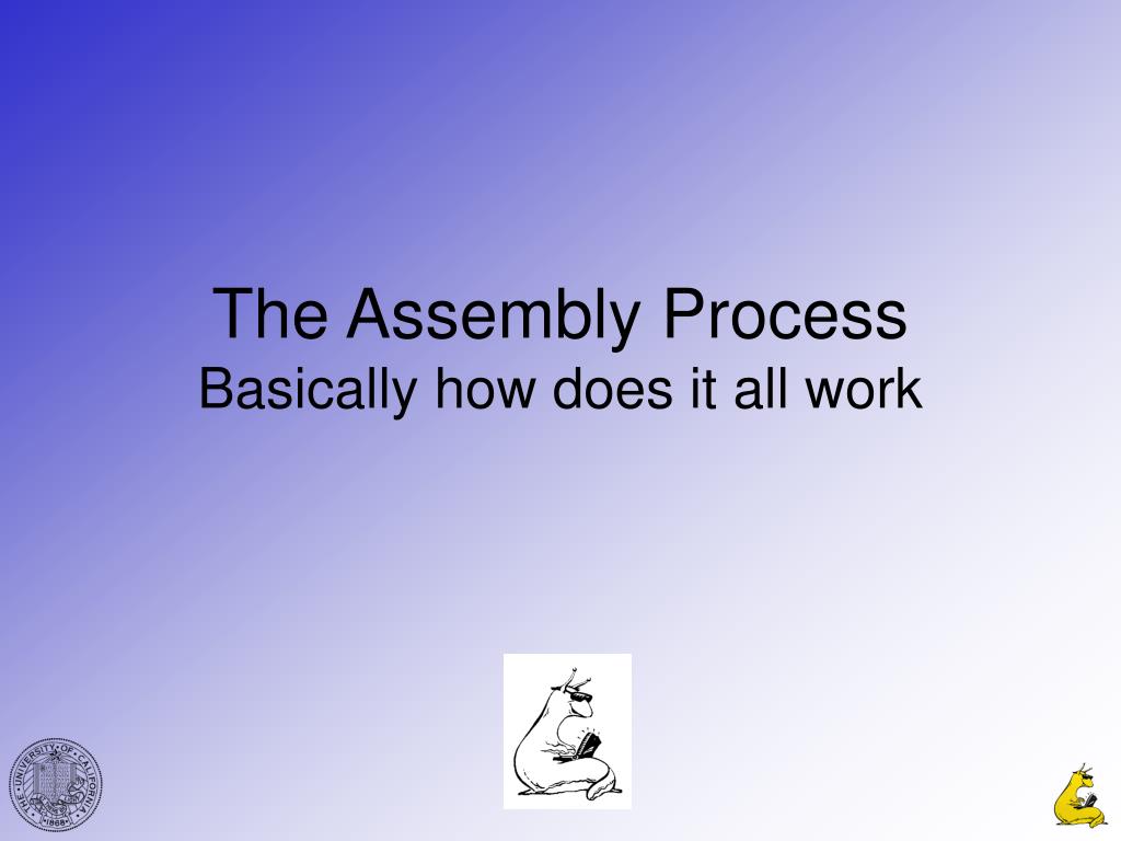PPT - Understanding the Assembly Process: From Machine Code to Assembly ...
